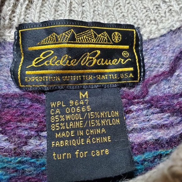Women's Eddie Bauer Wool Blend Sweater Size Medium - Picture 3 of 5